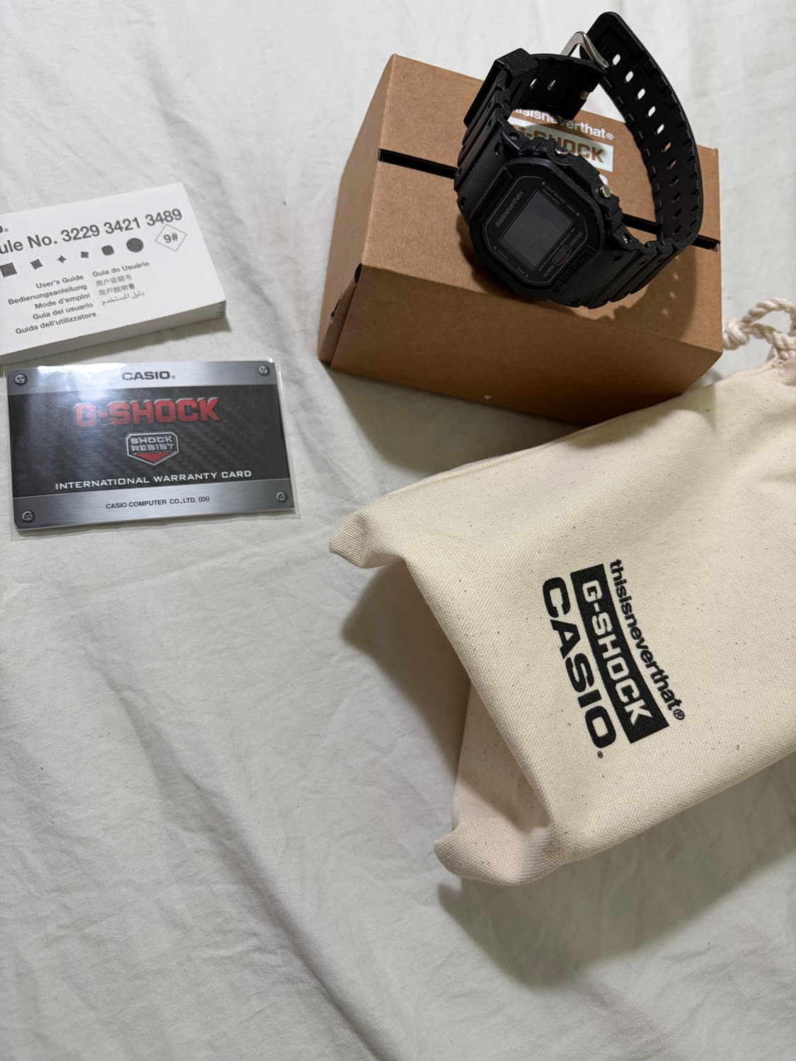 급매!!!)지샥 x 디스이즈네버댓 DW-5600TNT-1 블랙 상품이미지2