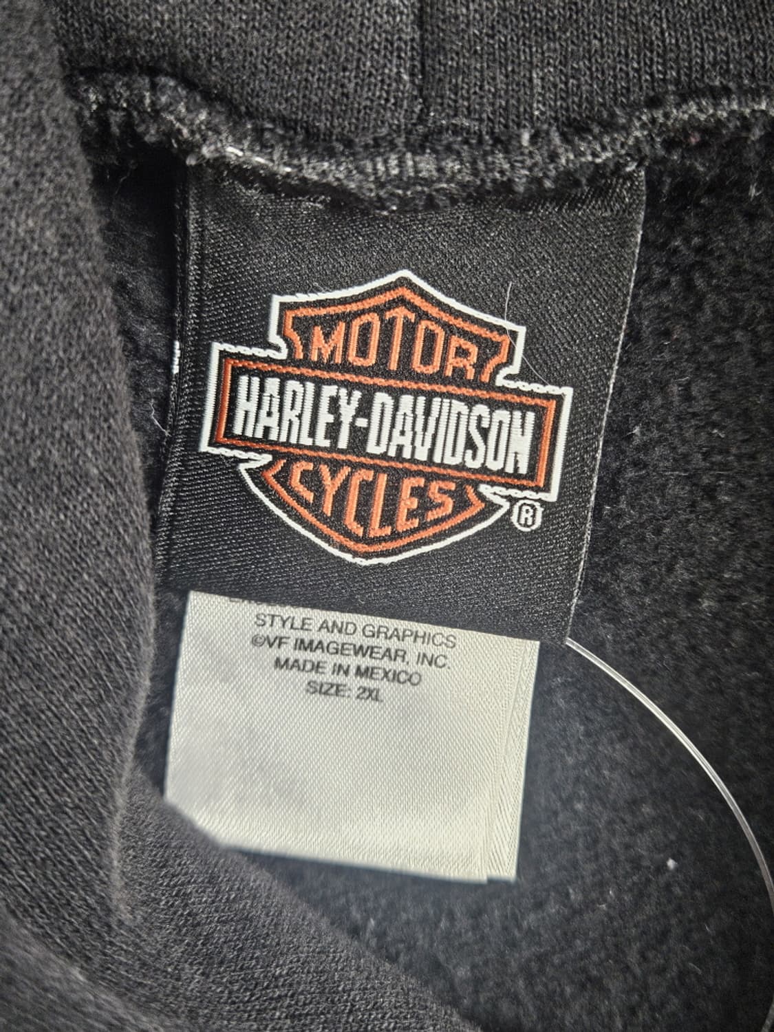할리데이비슨 스모키마운틴메리빌 플레임 후드집업 ( 2XL )/ 10478 상품이미지6