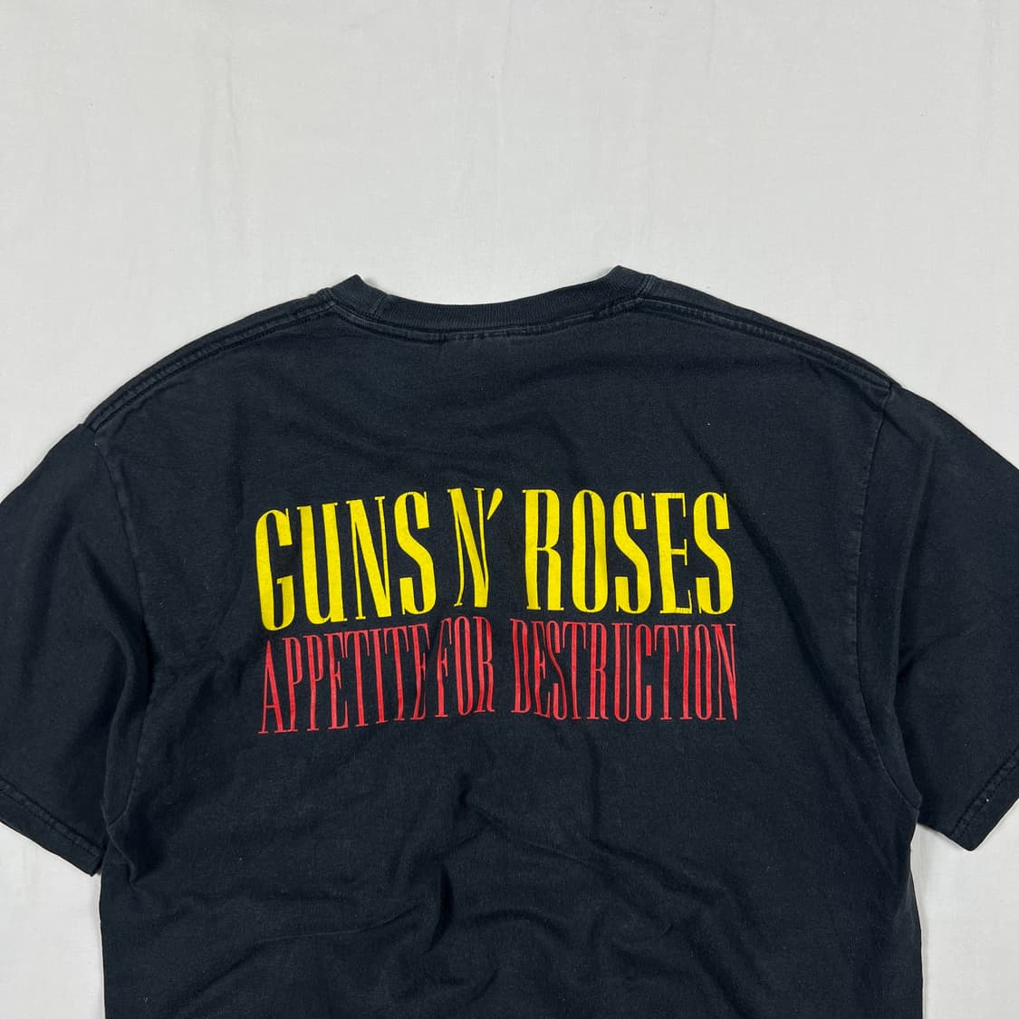 2005년도 건즈앤로지스 guns n roses 락밴드 프린트 반팔티 상품이미지5