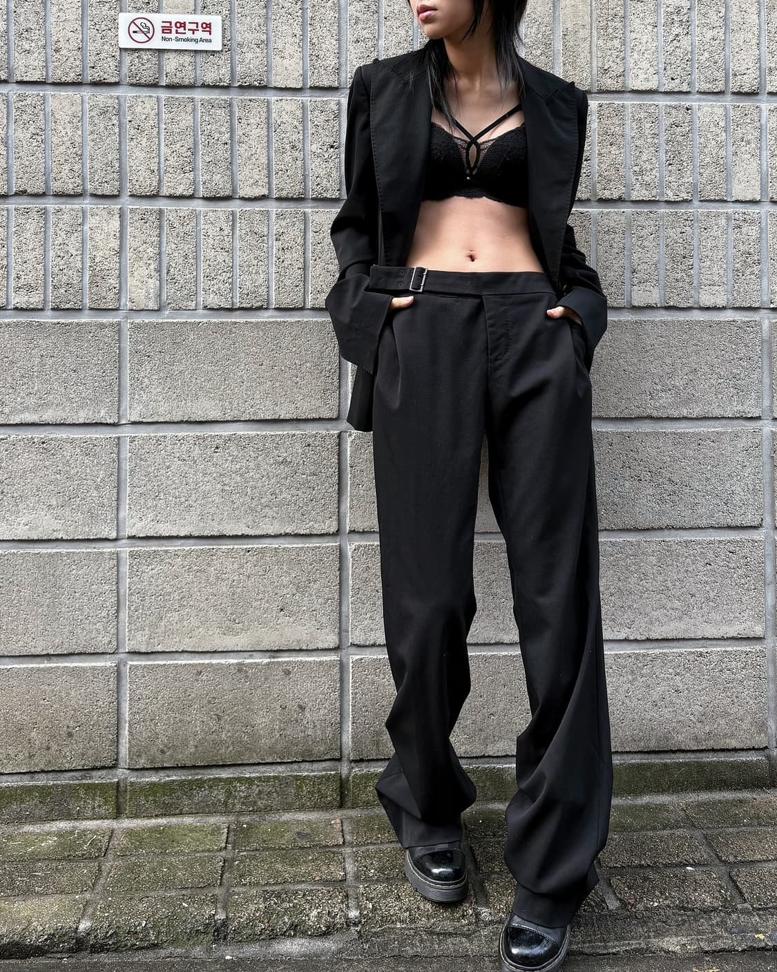 구찌 유니폼 미니멀 스티치 수트 셋업 상품이미지5