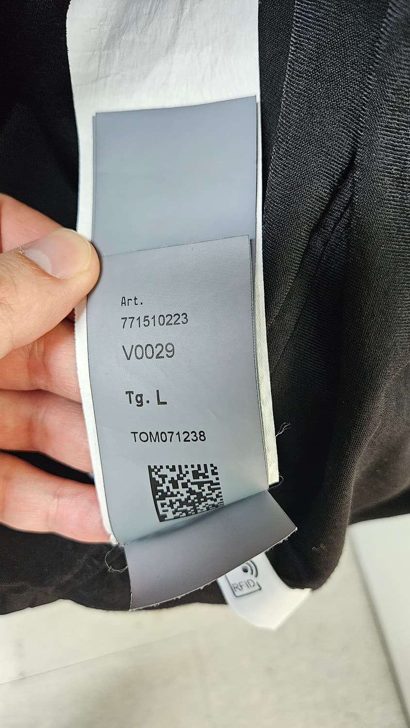 스톤아일랜드 크링클랩스 오버셔츠10223 블랙(L) 상품이미지8