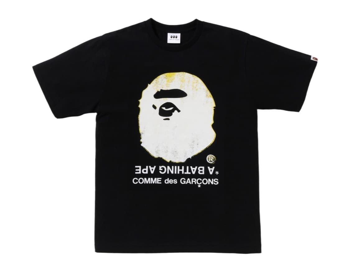 베이프 꼼데가르송 오사카 빅 에이프 헤드 반팔m 상품이미지1