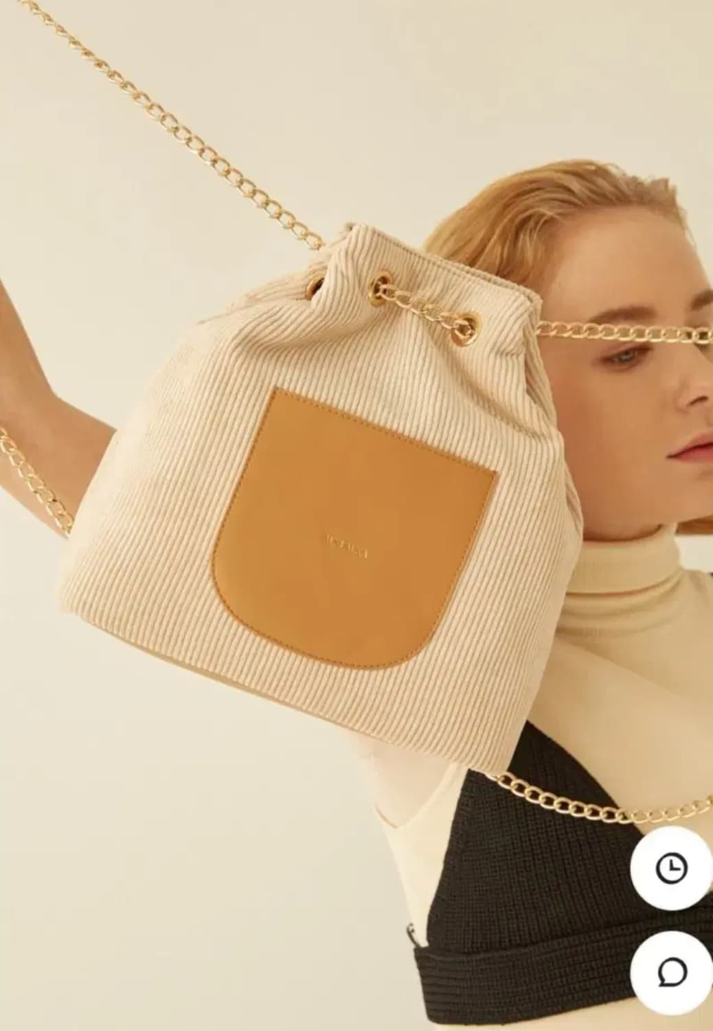 [품절] 24K 골드체인 알키알카 코듀백 아이보리 A급 상품이미지2