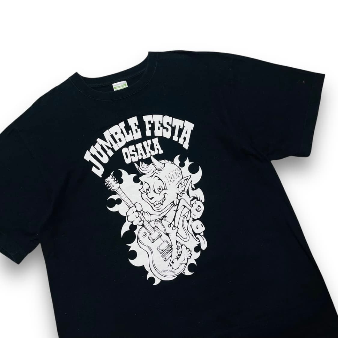 Jumble 오사카 록 스타 데빌 아트 밴드 반팔 티셔츠 상품이미지2