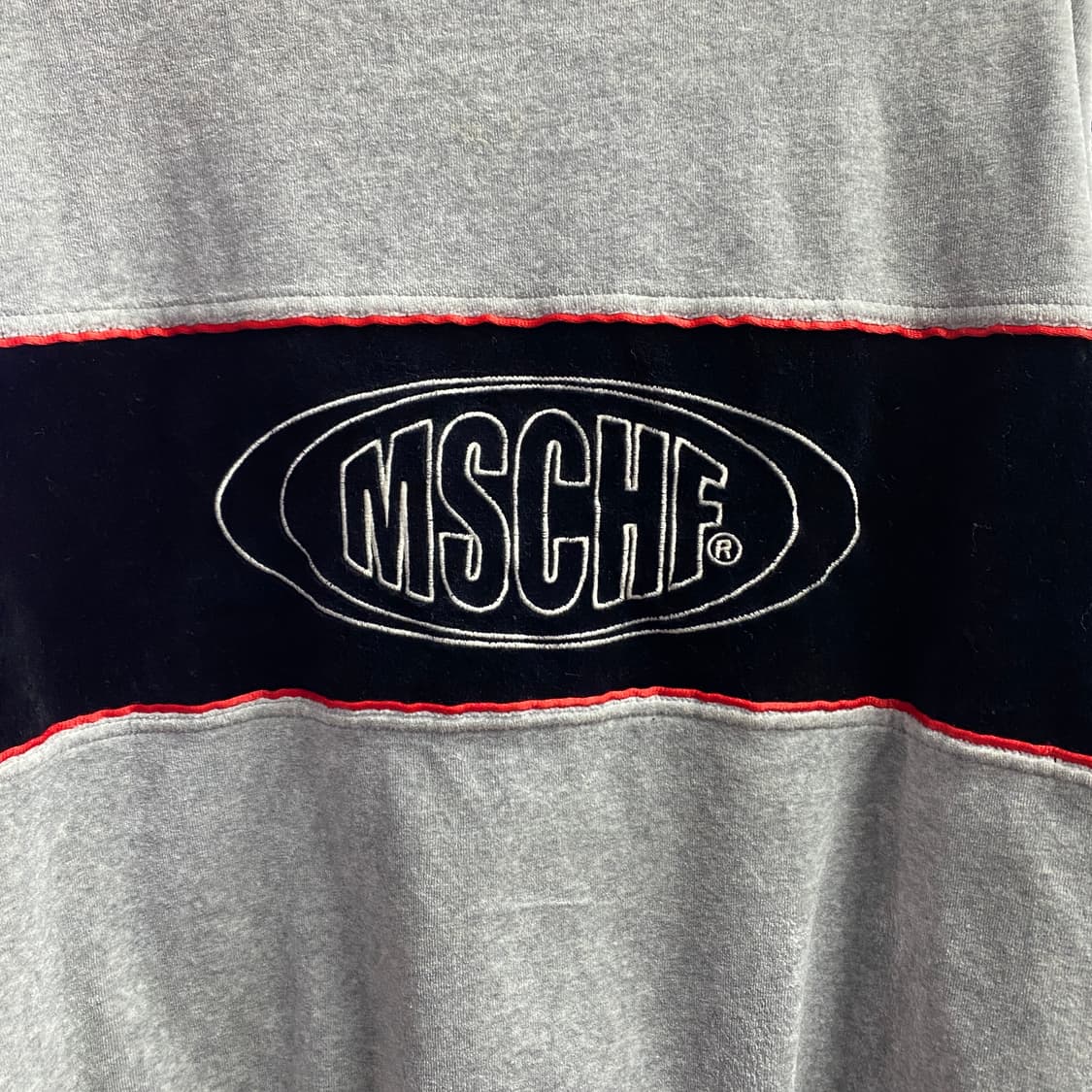 미스치프 빅로고 벨루어 트랙 자켓 B3835 상품이미지5