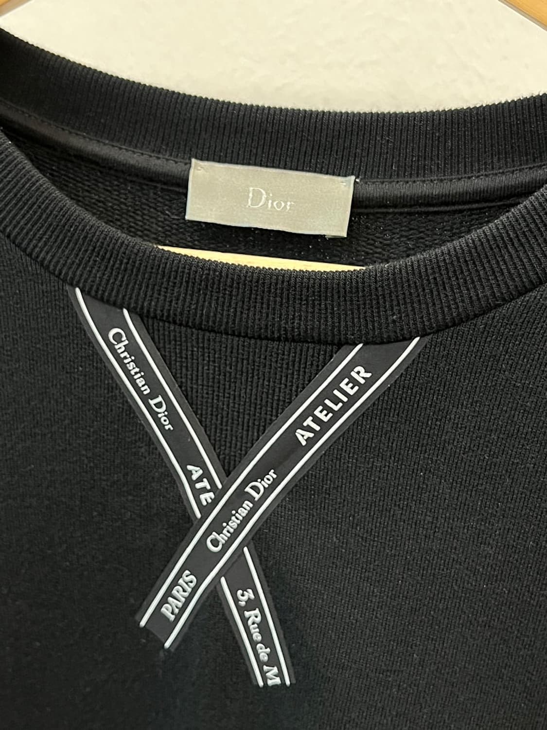 95-100) 디올옴므 아뜰리에 레터링 맨투맨  상품이미지2