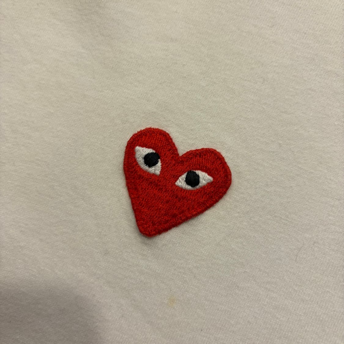 [XL] 꼼데가르송 플레이 빅 하트 반팔 티셔츠 D349 상품이미지5