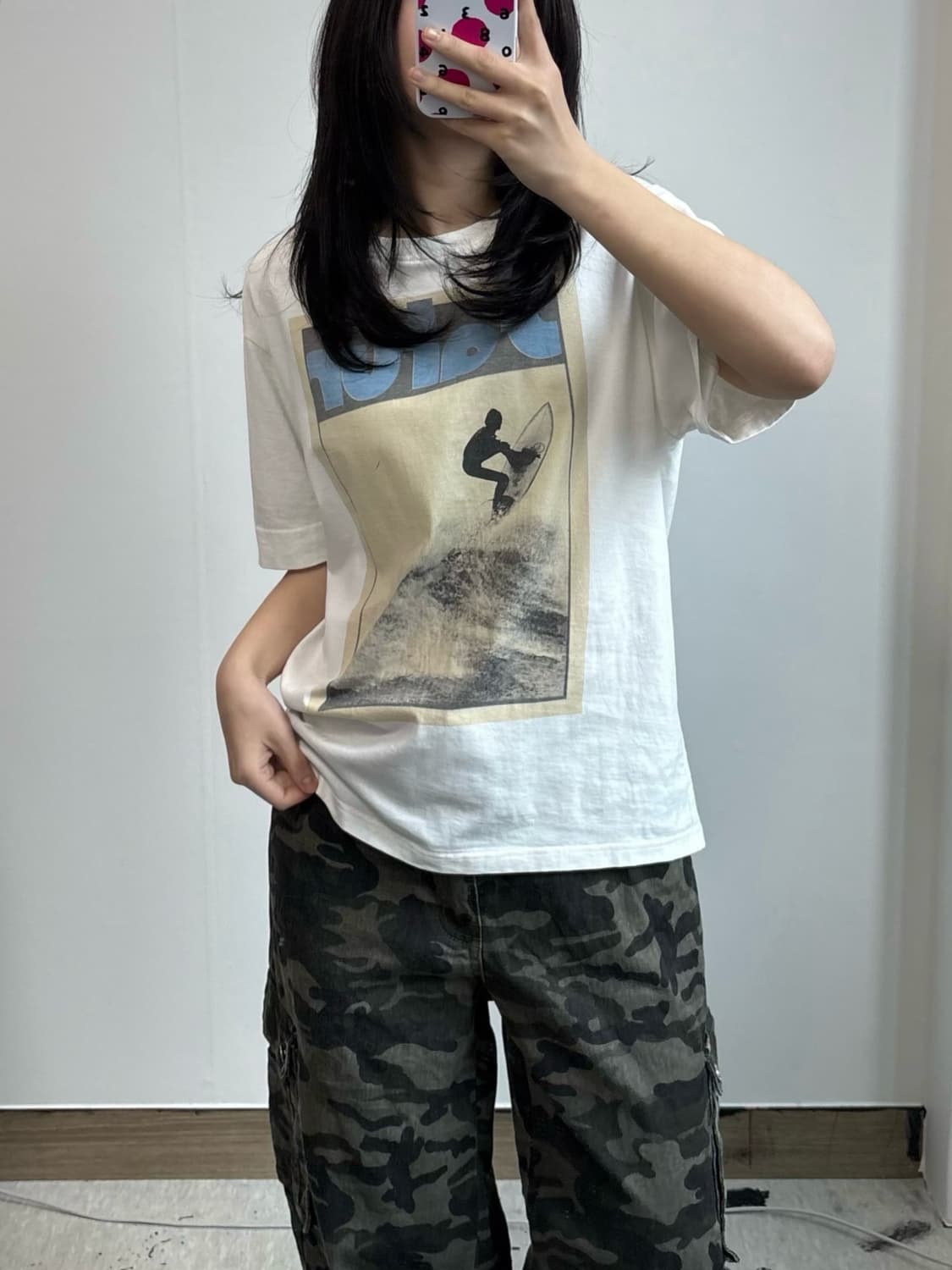 세터 프린팅 반팔 티셔츠 상품이미지1