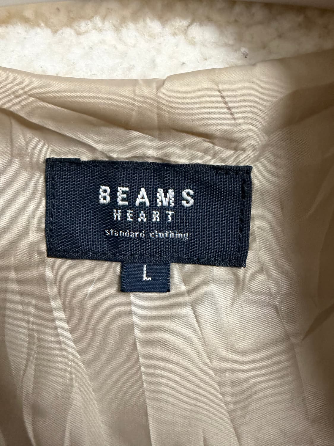 빔즈 하트 컬러블록 플리스 집업 자켓 상품이미지4