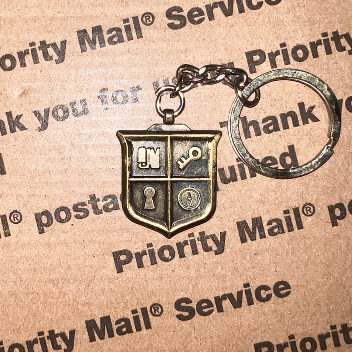 90s vtg Crest Emblem Keyring 상품이미지2
