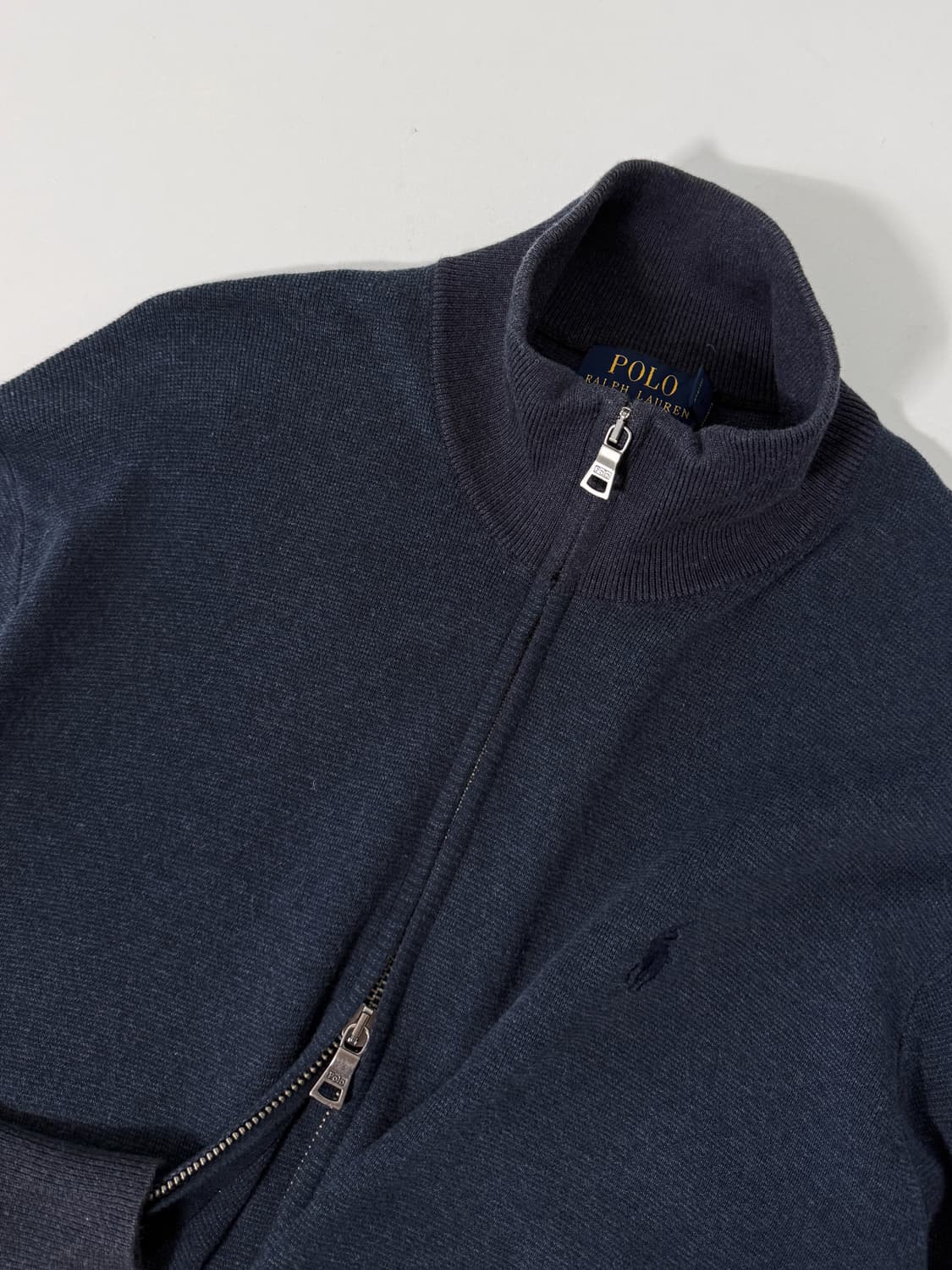 폴로 랄프로렌 신형 루즈핏 피마코튼 투웨이 니트 집업 상품이미지2