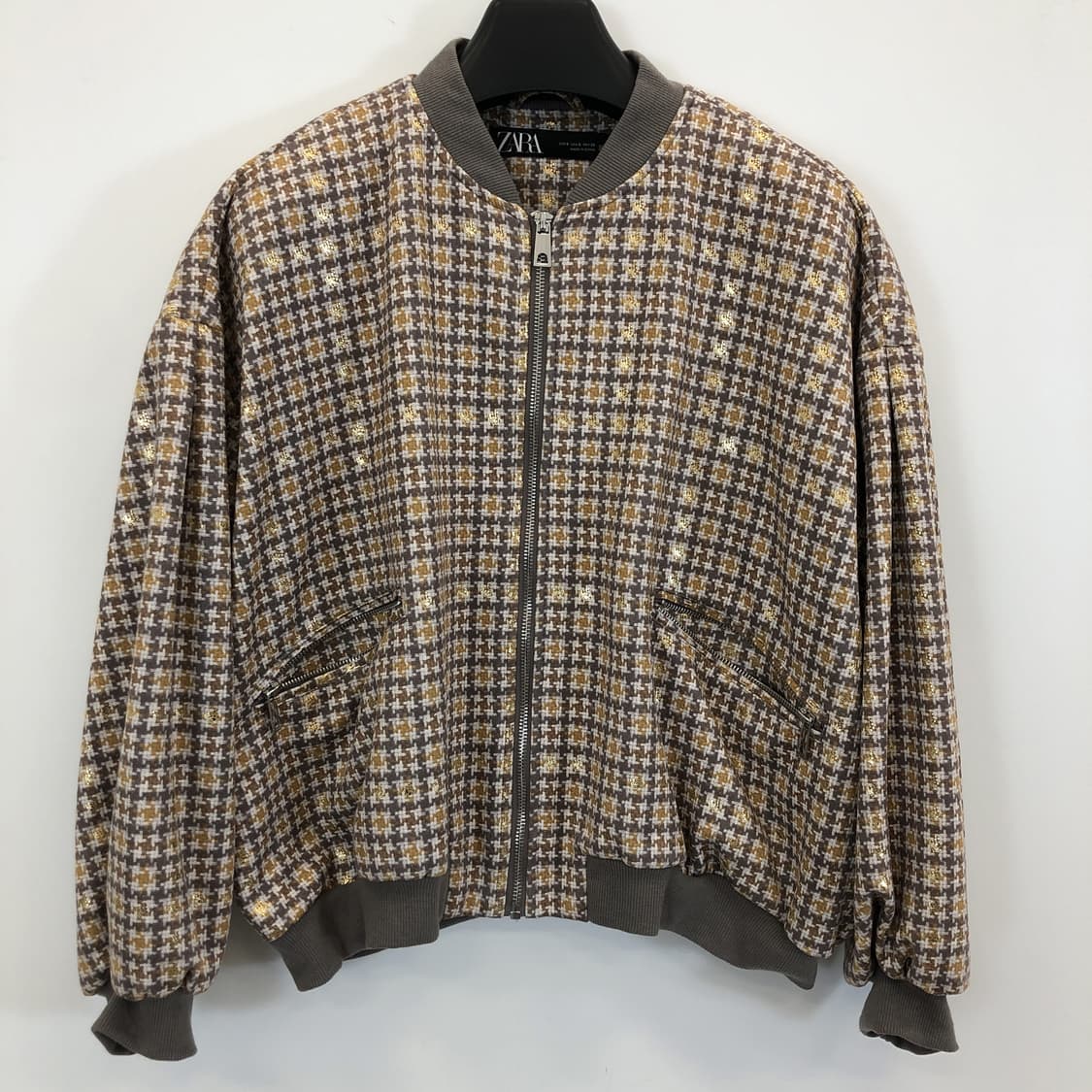 자라 하운드투스 오버 블루종 S 상품이미지1