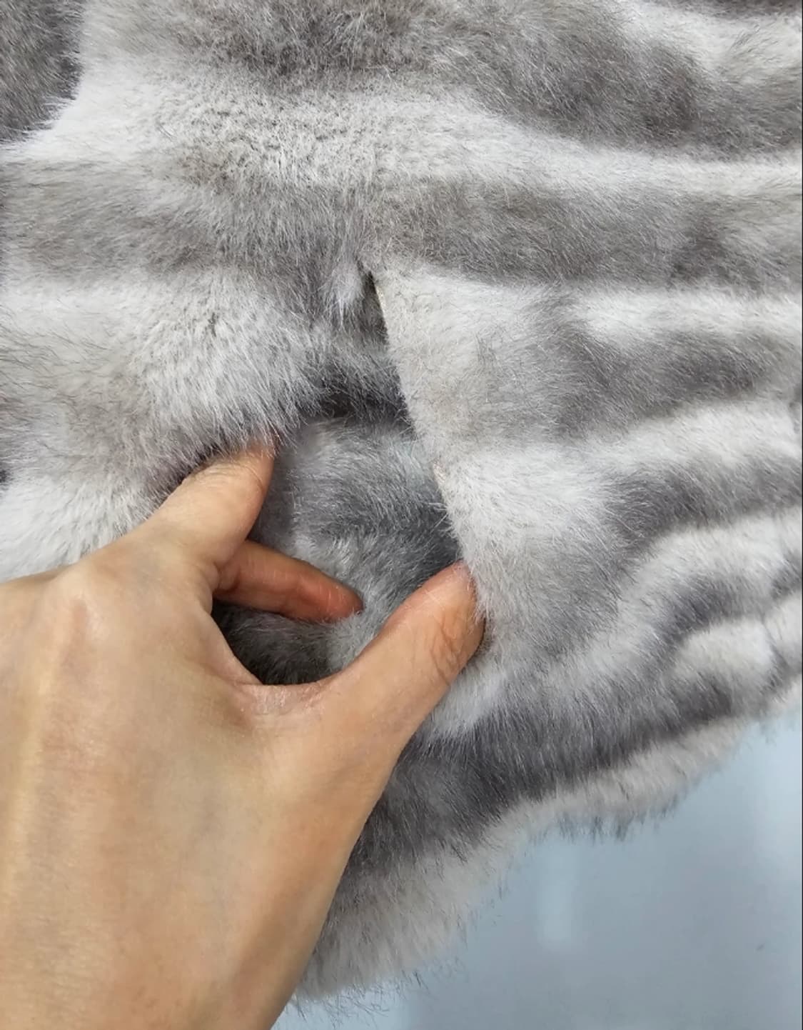 오드리앤내추럴 그레이 밍크퍼 후드 자켓 ~77 상품이미지7