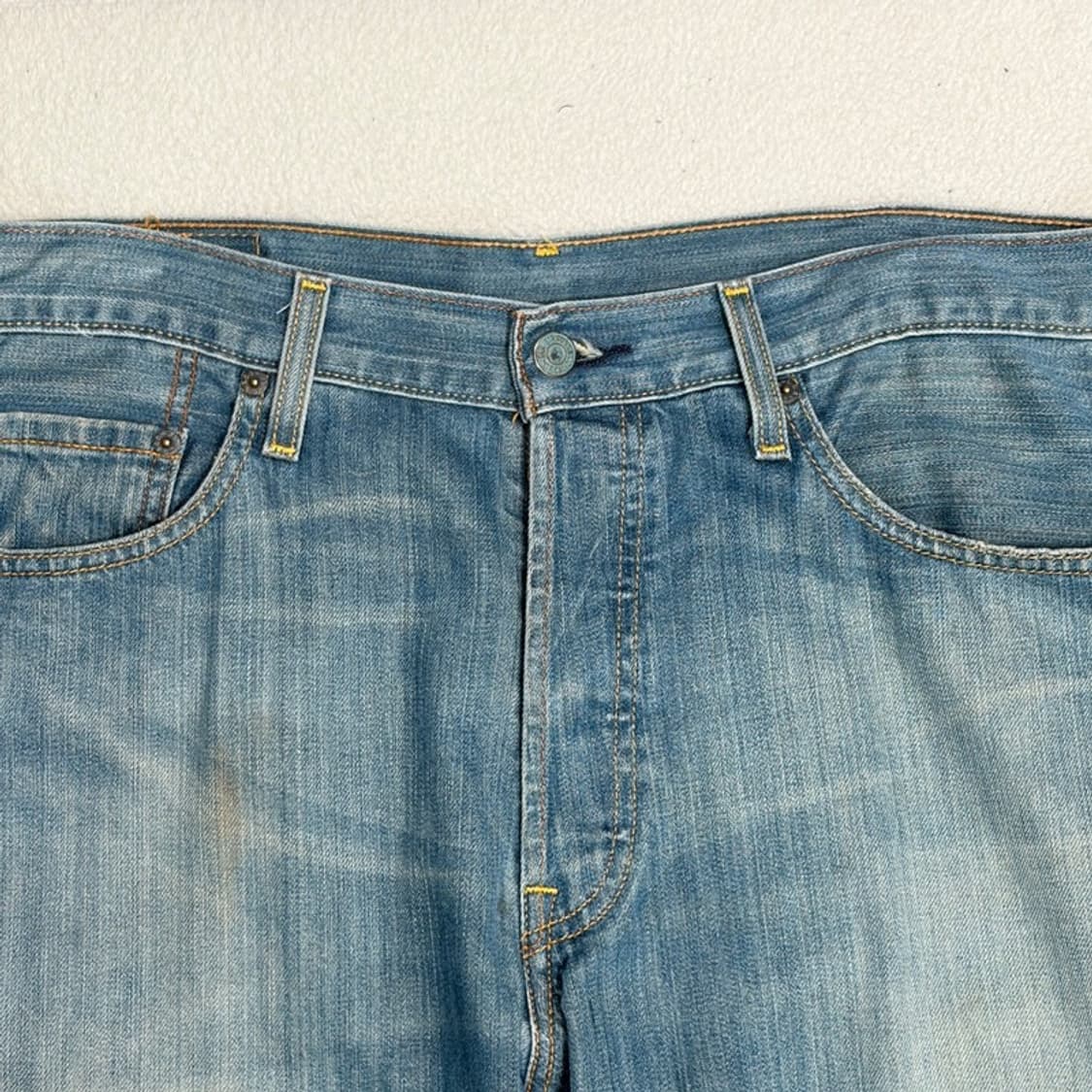 LEVI'S 501 버튼플라이 라이트 워싱진 34X32 상품이미지3