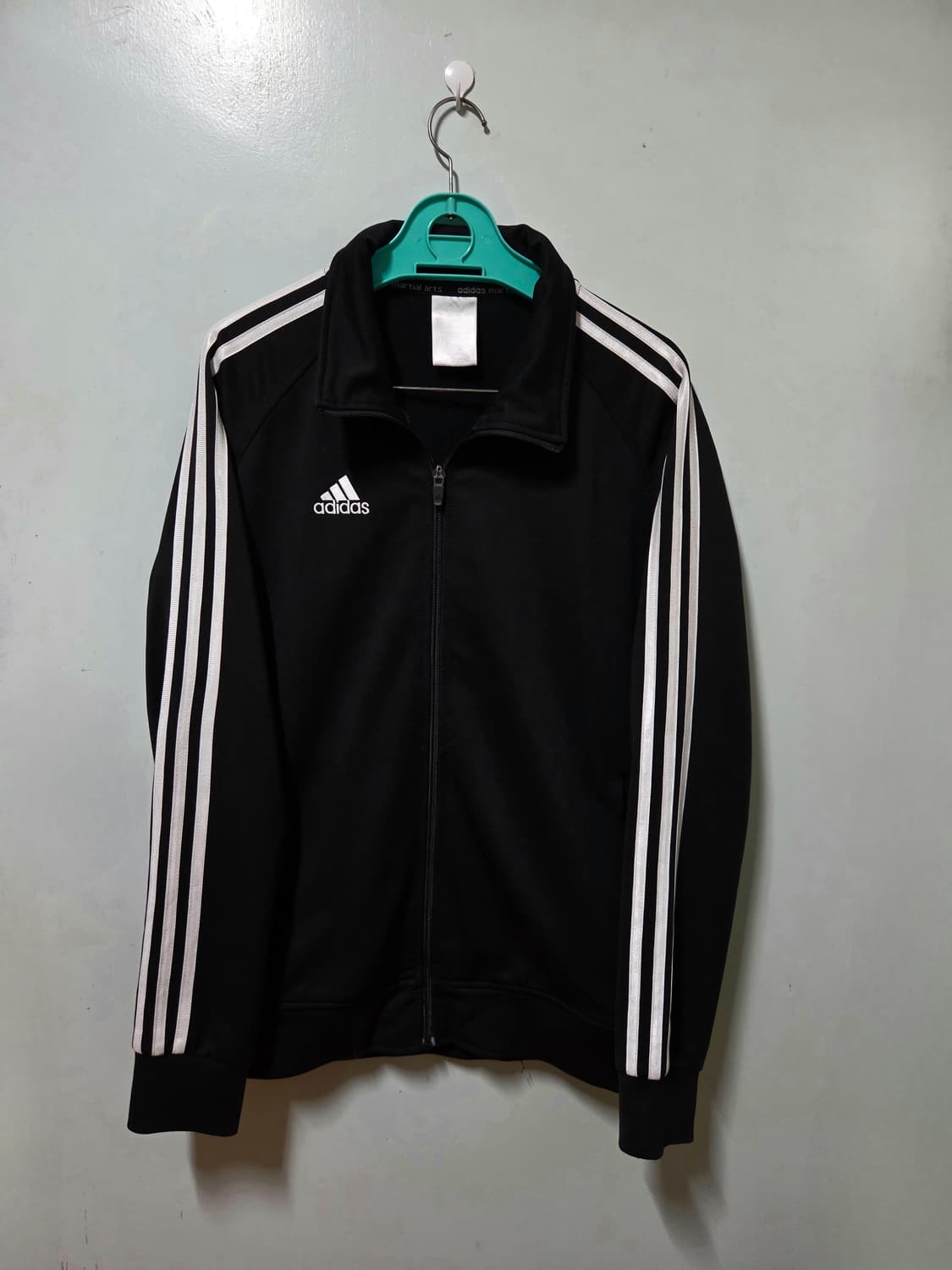 아디다스 블랙 삼선 져지 L 100 상품이미지1