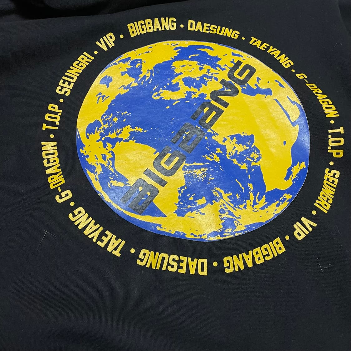 [M] 빅뱅 BIGBANG 오피셜 월드투어 후드티 블랙 상품이미지6