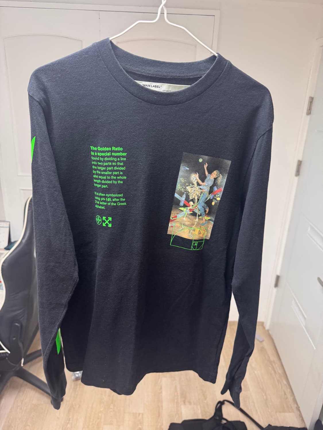 오프화이트 골든라티오 파스칼 롱슬리브 상품이미지1