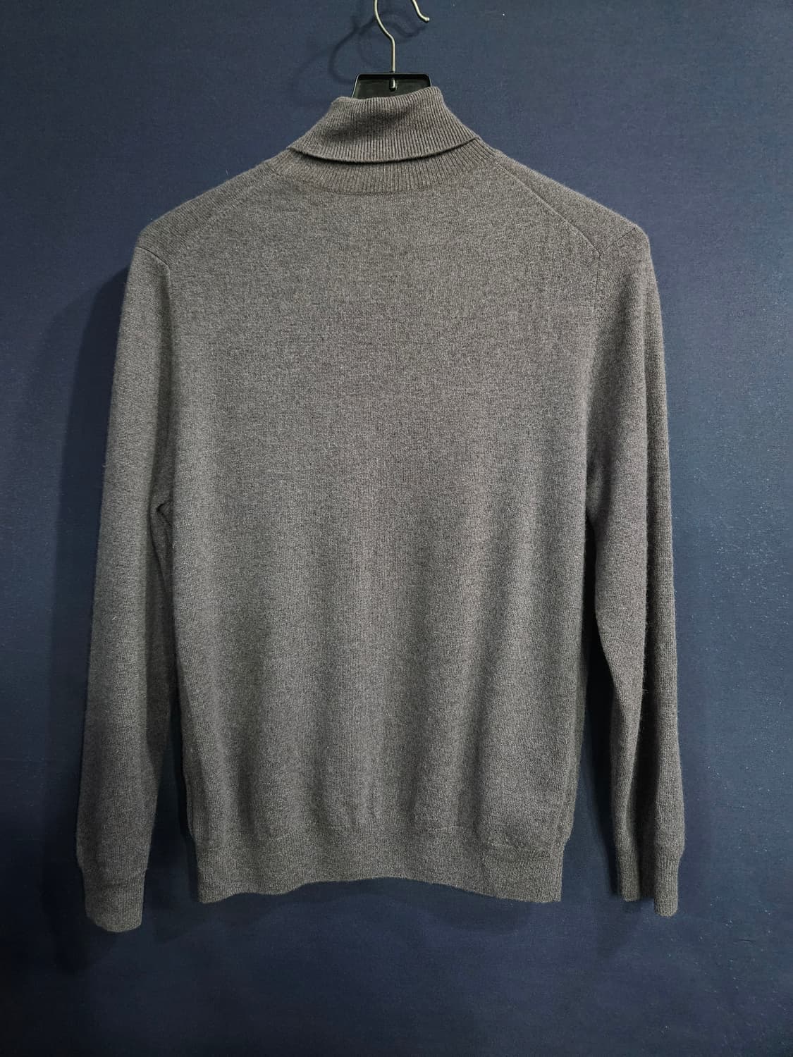 LVDIAVINE 멜란지 퍼플 남성 100 캐시미어 100% 터틀넥  상품이미지2