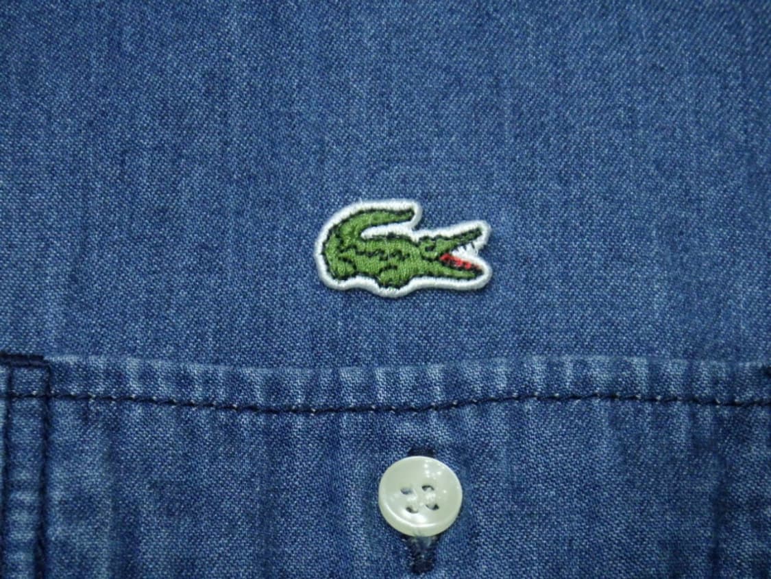 (34/90) LACOSTE 라코스테 여성 데님 긴팔 셔츠 상품이미지5