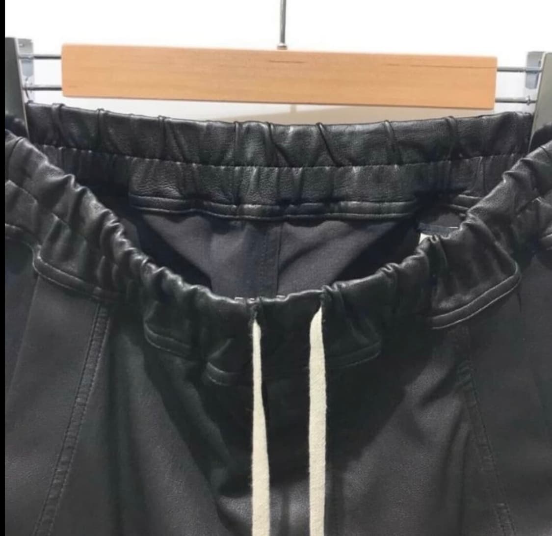 미품 rickowens mastodon cargoleather 팬츠 46 상품이미지4
