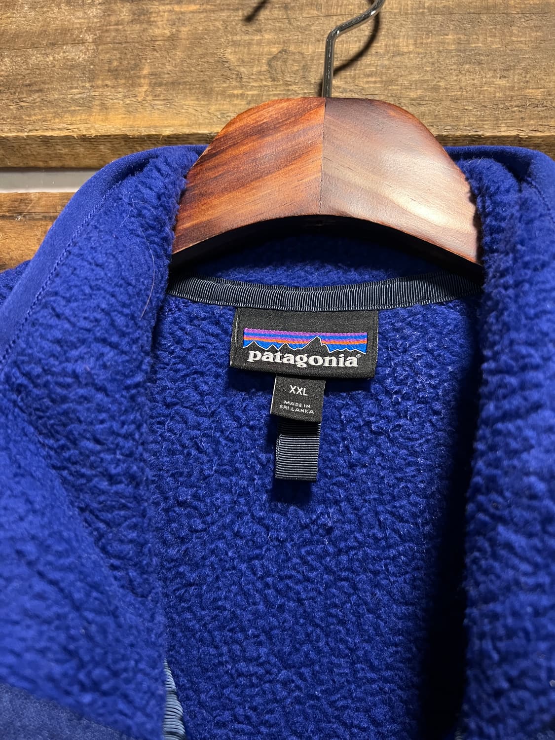 [2XL]파타고니아 빈티지블루 레트로 플리스 자켓 상품이미지2