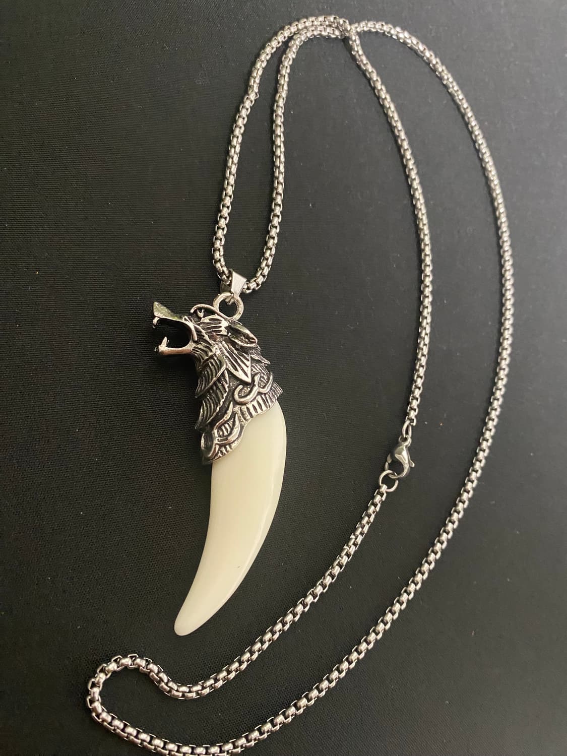 화이트 송곳 팬던트 목걸이 상품이미지3