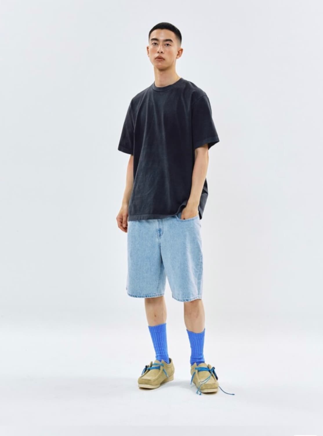 86디(86d) 데님 버뮤다 팬츠 L사이즈 상품이미지7