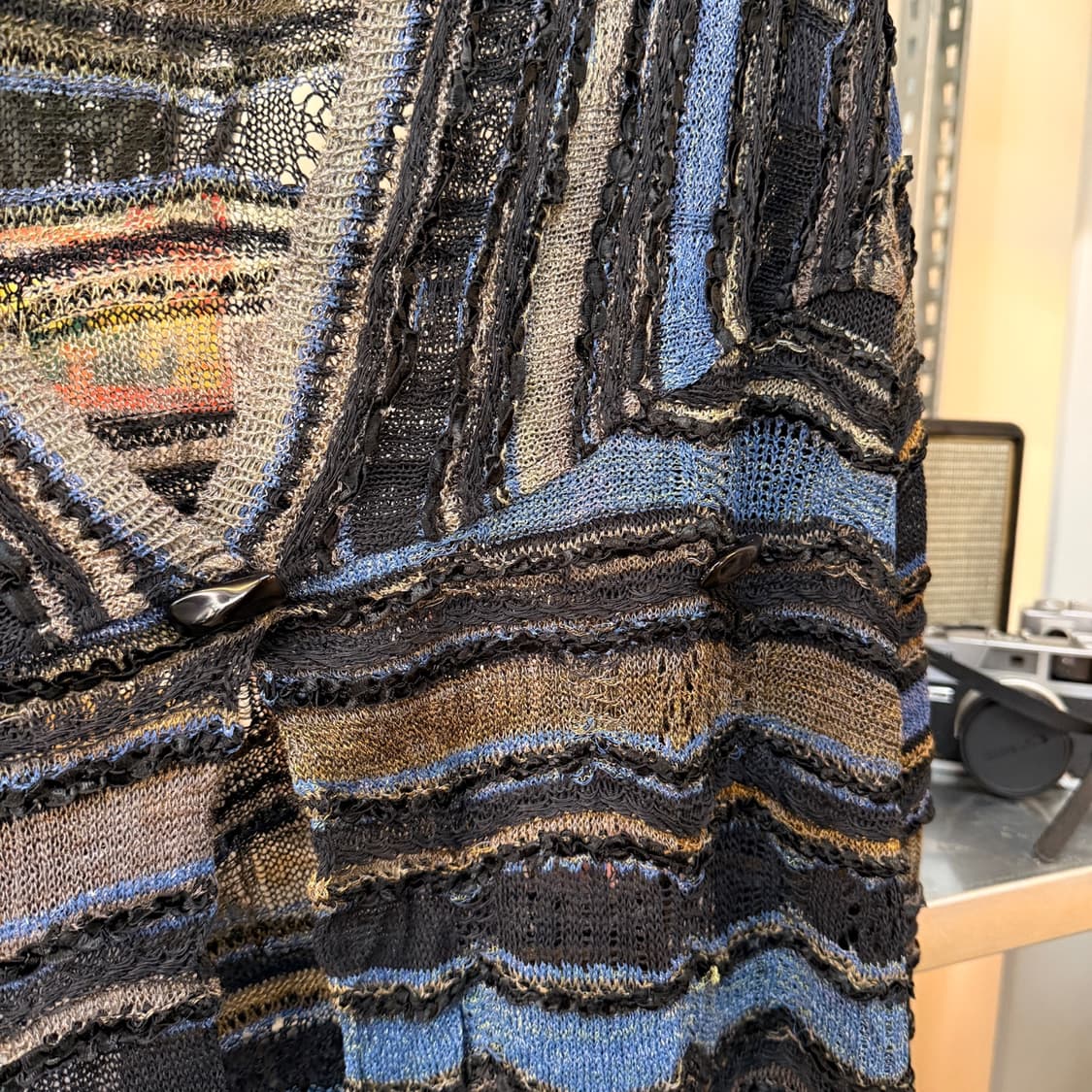 M&KYOKO 에스닉 히피 니트 가디건 FREE OS 상품이미지6