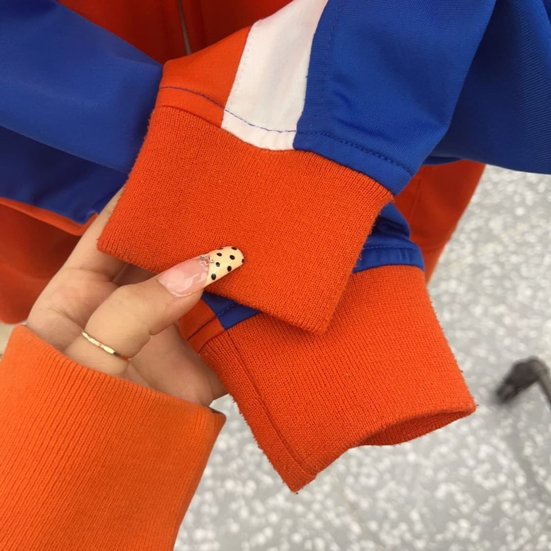 디키즈 올드스쿨 키치 스트릿 힙 고딕 오렌지 져지 집업 90 C09651 상품이미지6