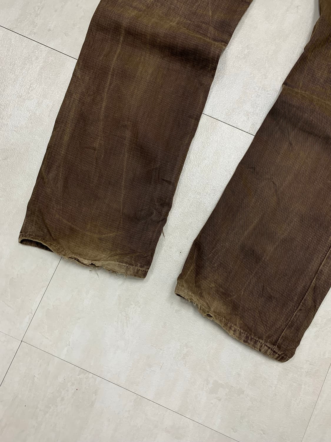 디젤 브라운 코튼 팬츠 #271 상품이미지9