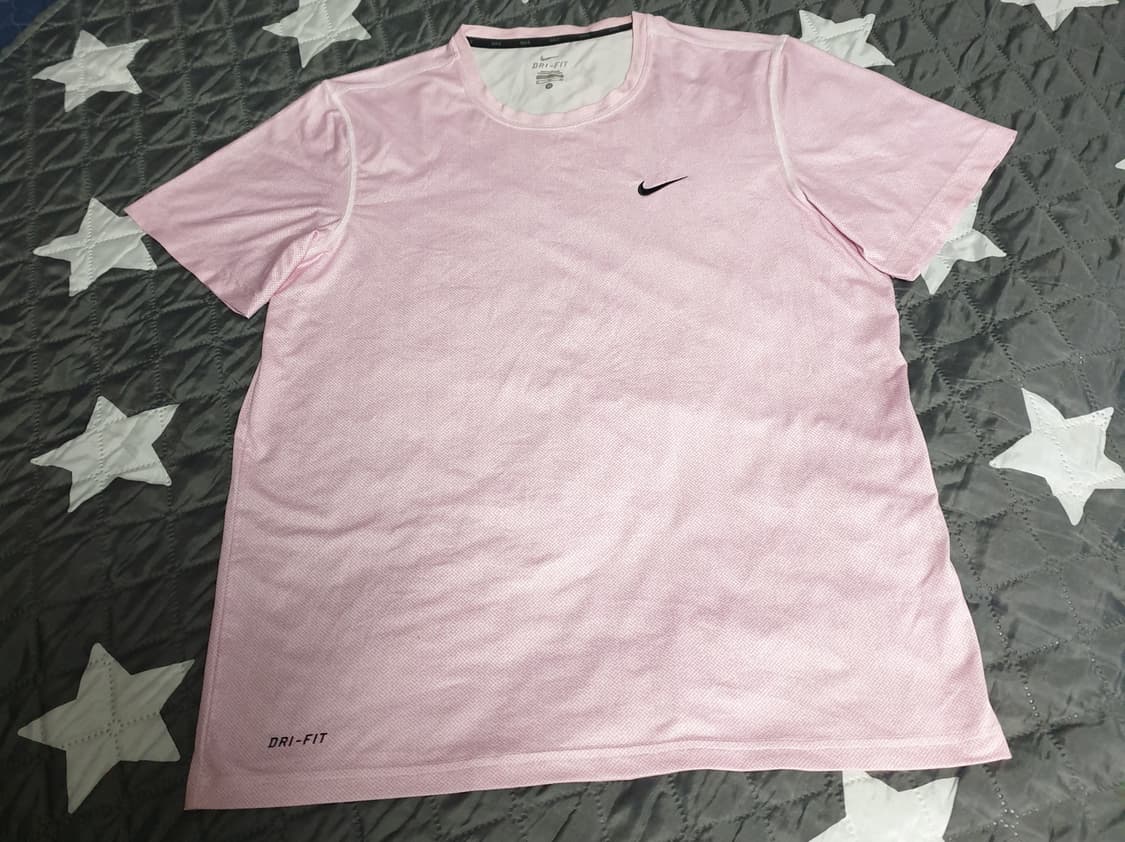 나이키 드라이핏 기능넝 반팔티 라이트핑크 (XL) 상품이미지1