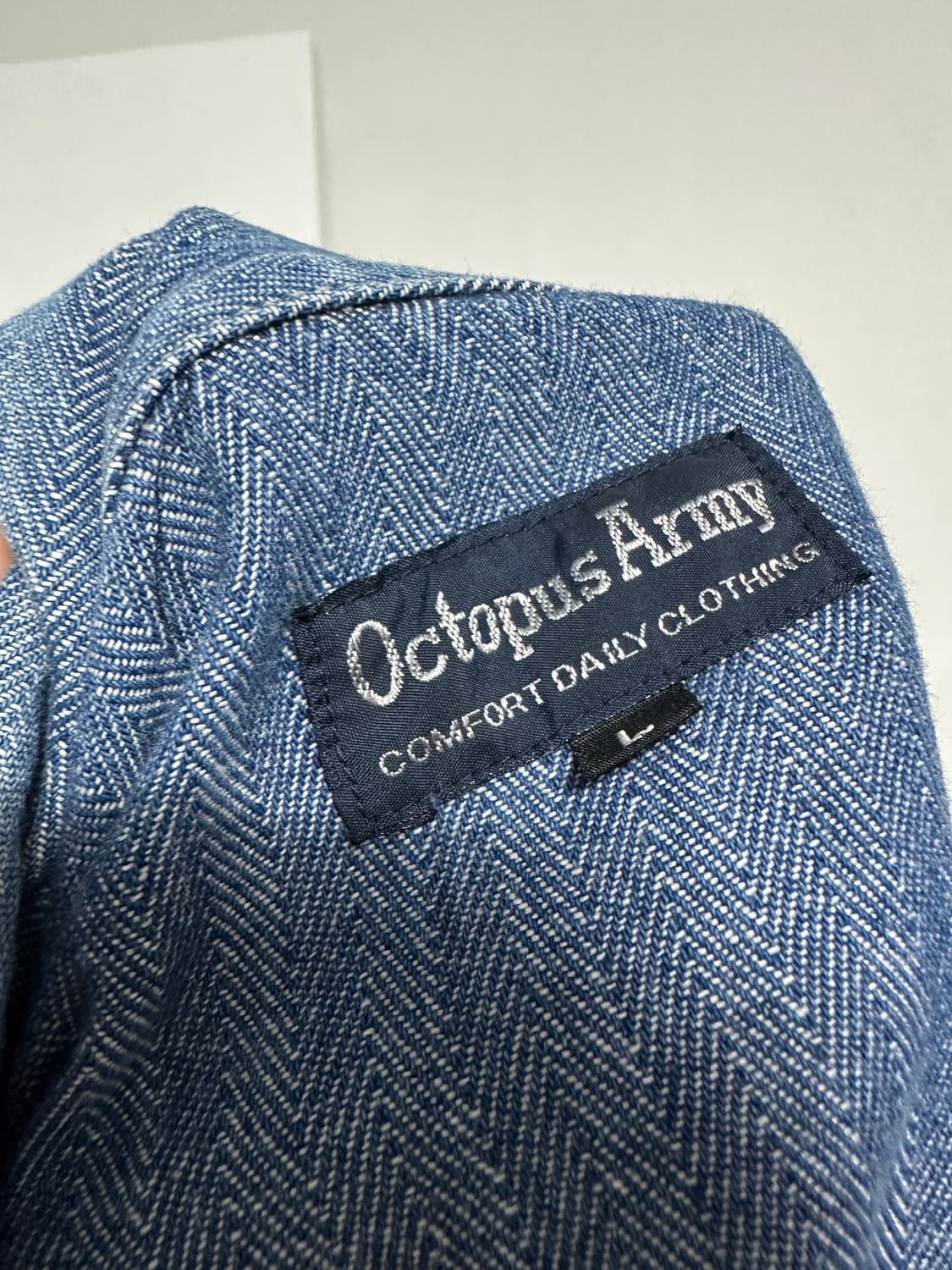 옥토퍼스아미 US 데님 풀오버 셔츠 상품이미지3