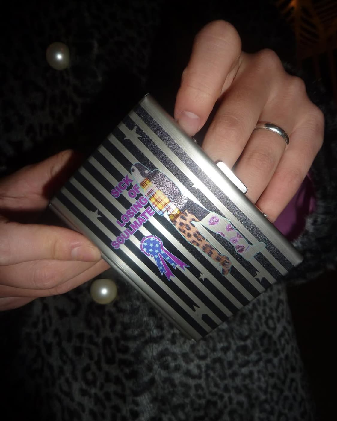 *𖤐⡱Soulmate metal card case ✶༄ ‧₊˚ 상품이미지4