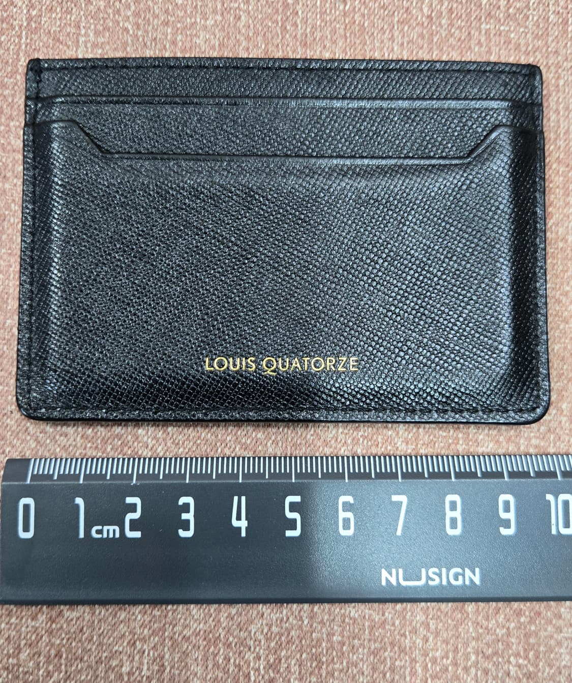 루이까또즈 남녀공용 카드지갑 명합지갑 블랙레더 상품이미지2