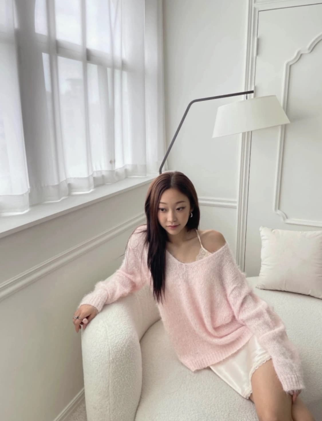 클리시어 코프 엔젤스드림 니트 핑크 상품이미지3