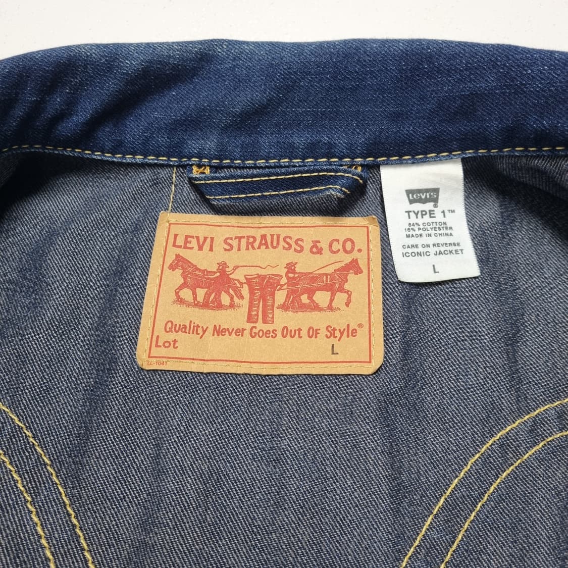 LEVIS TYPE 1  ICONIC 데님자켓 - L   상품이미지10