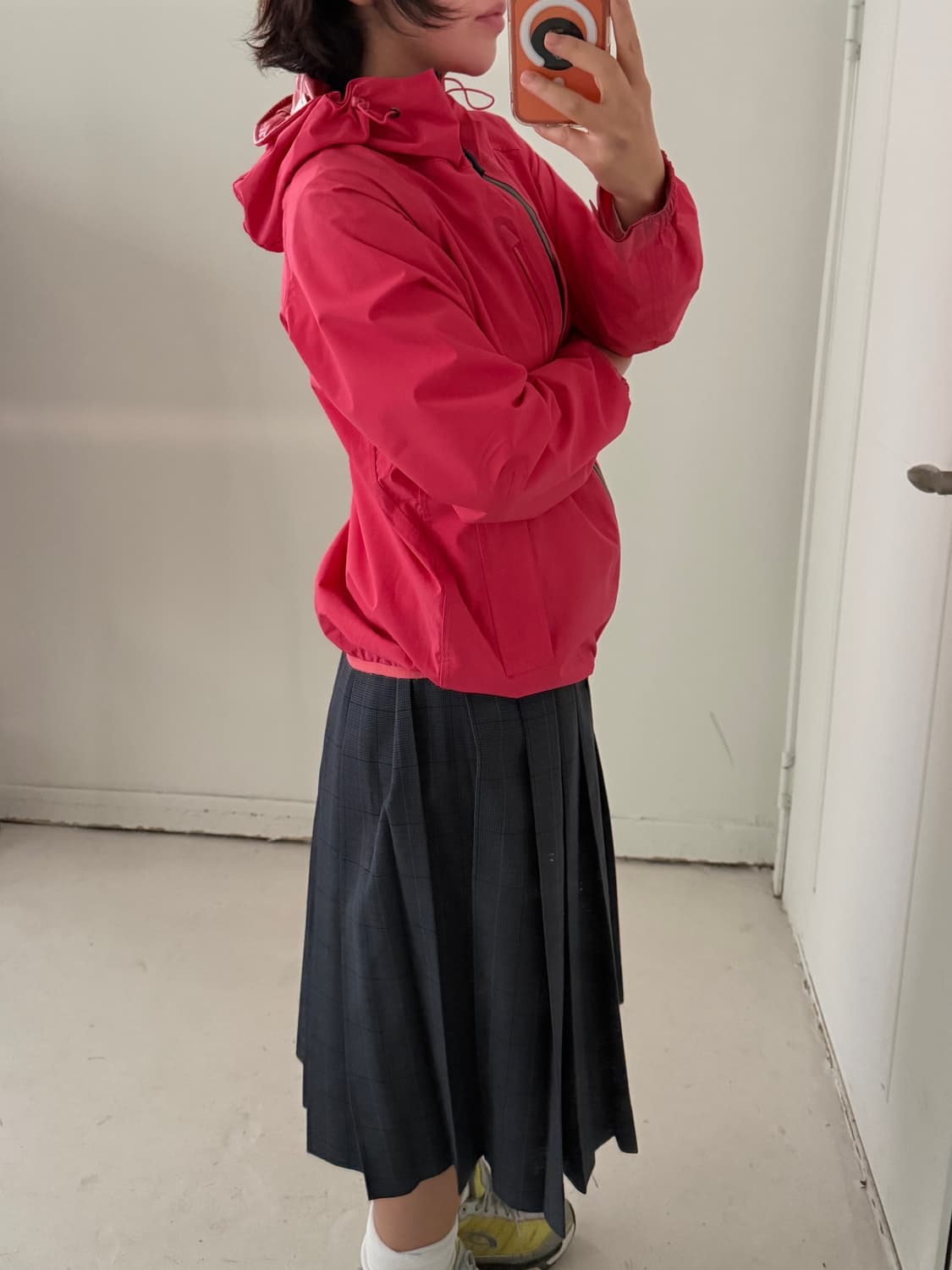 일본빈티지 필드코어 핫핑크 윈드브레이커 상품이미지2