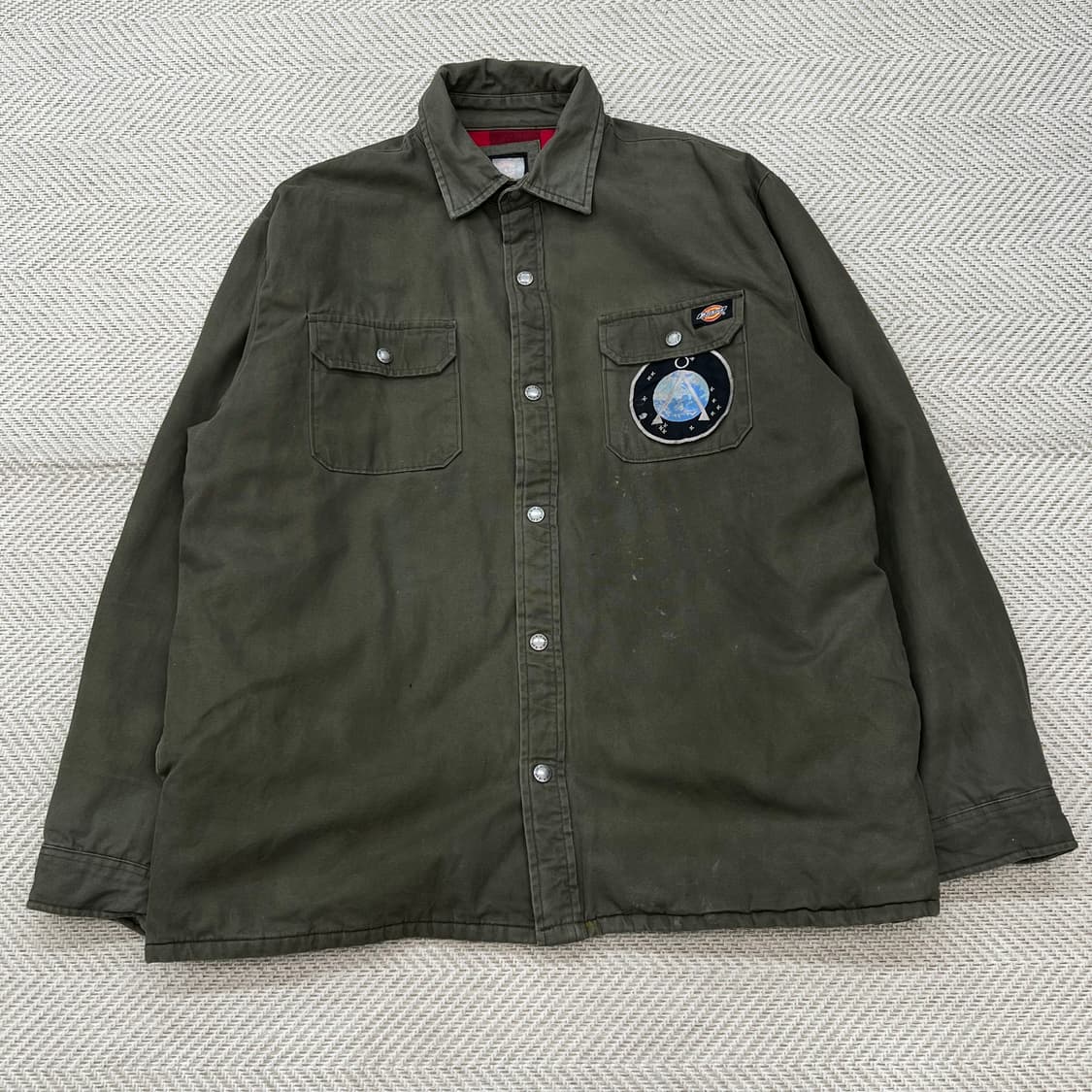 디키즈 카키 패치 자켓 r2690 상품이미지1