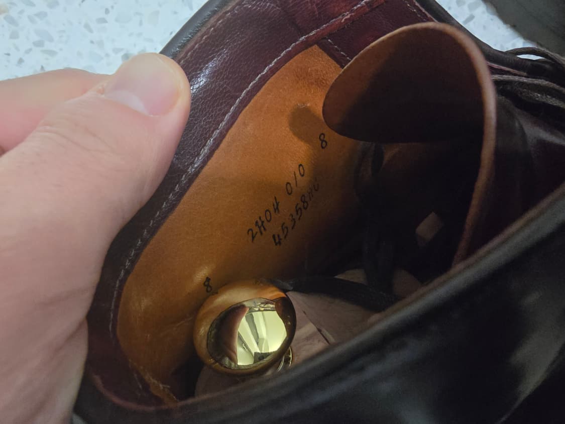 Alden 귀한매물 코도반 플레인토 부츠 상품이미지6