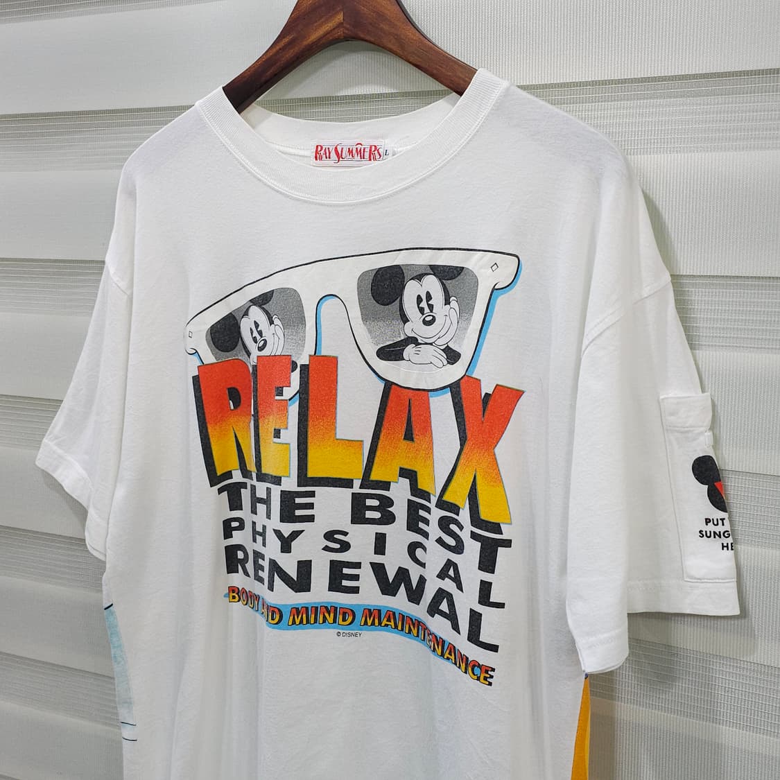 90s RAY SUMMERS 반팔티- L 상품이미지4