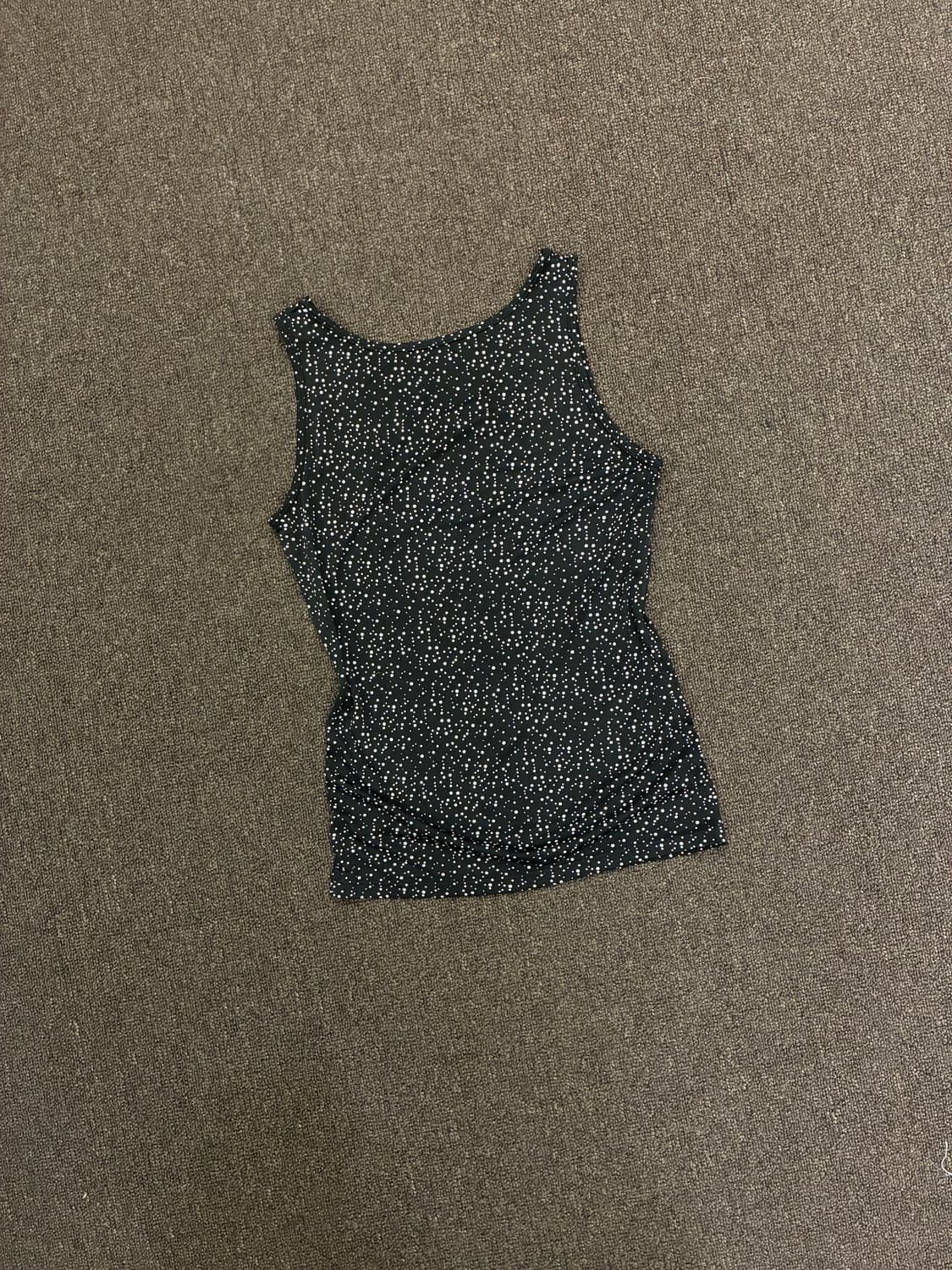 M)Japanese vintage 여성 도트 나시 상품이미지5
