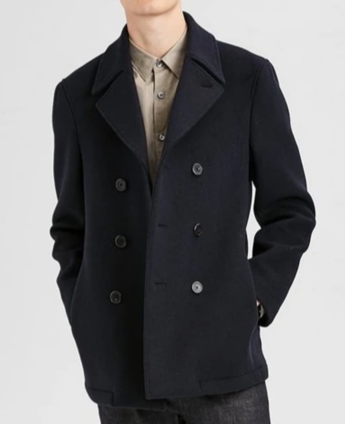 [s] THEORY 띠어리 정품 남성 더블 버튼  브레스티드 피코트 상품이미지9