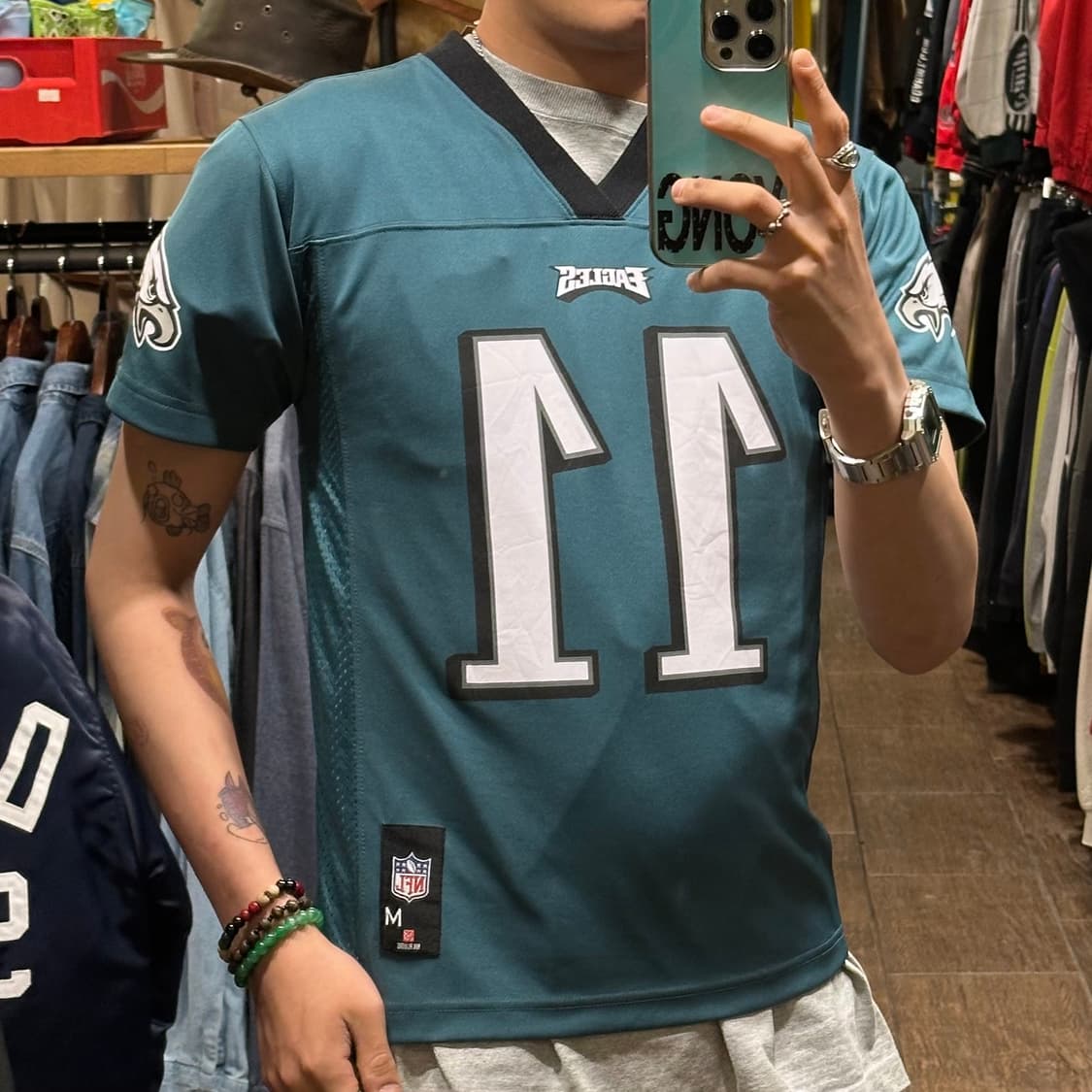 [HI] NFL 반팔져지 그린 상품이미지4