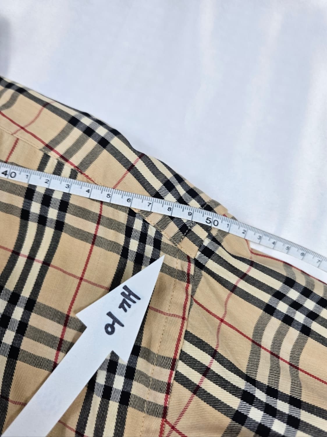 버버리체크셔츠 상품이미지4