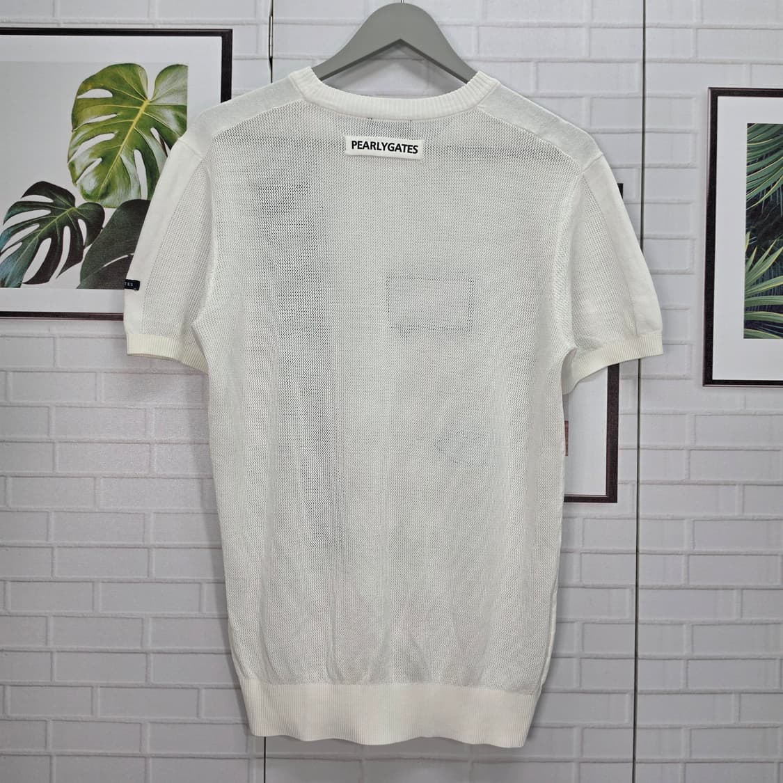 2023년 파리게이츠 자카드 골프 반팔 니트 티셔츠 100 5사이즈 상품이미지6