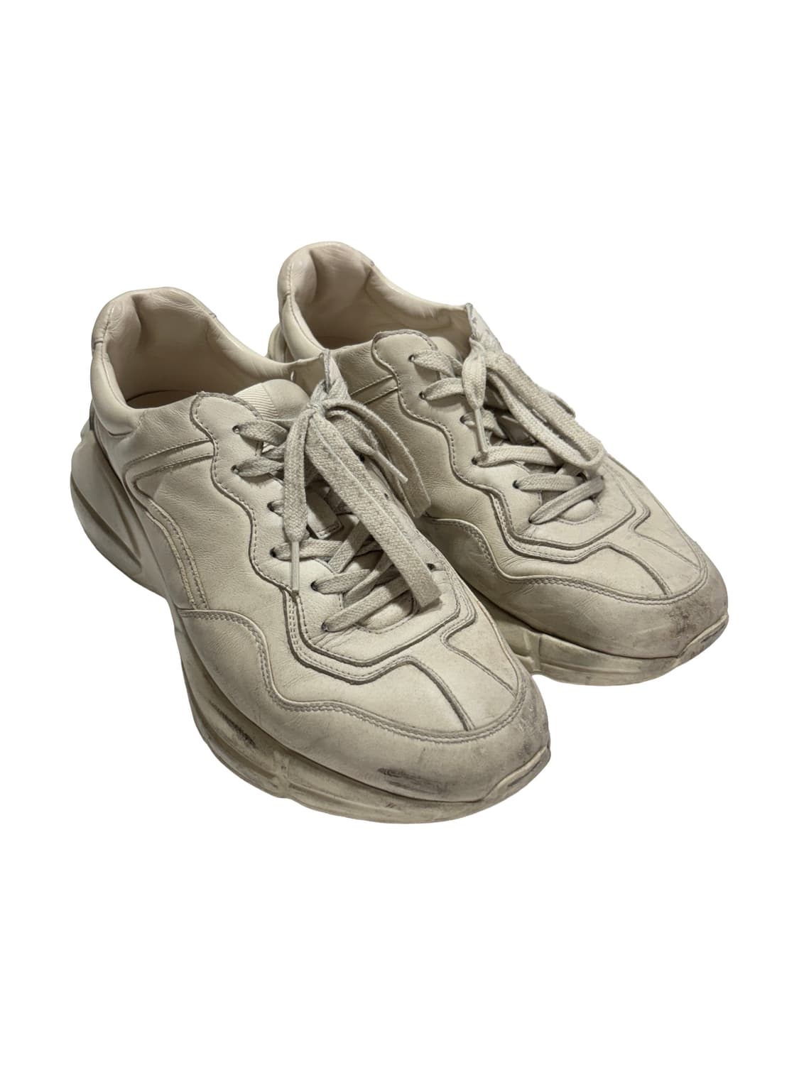 구찌 라이톤 더티 스니커즈 아이보리 GUCCI RHYTON DIRTY 상품이미지1