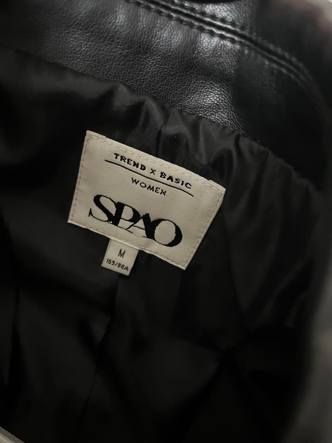 스파오 가죽자켓 상품이미지2