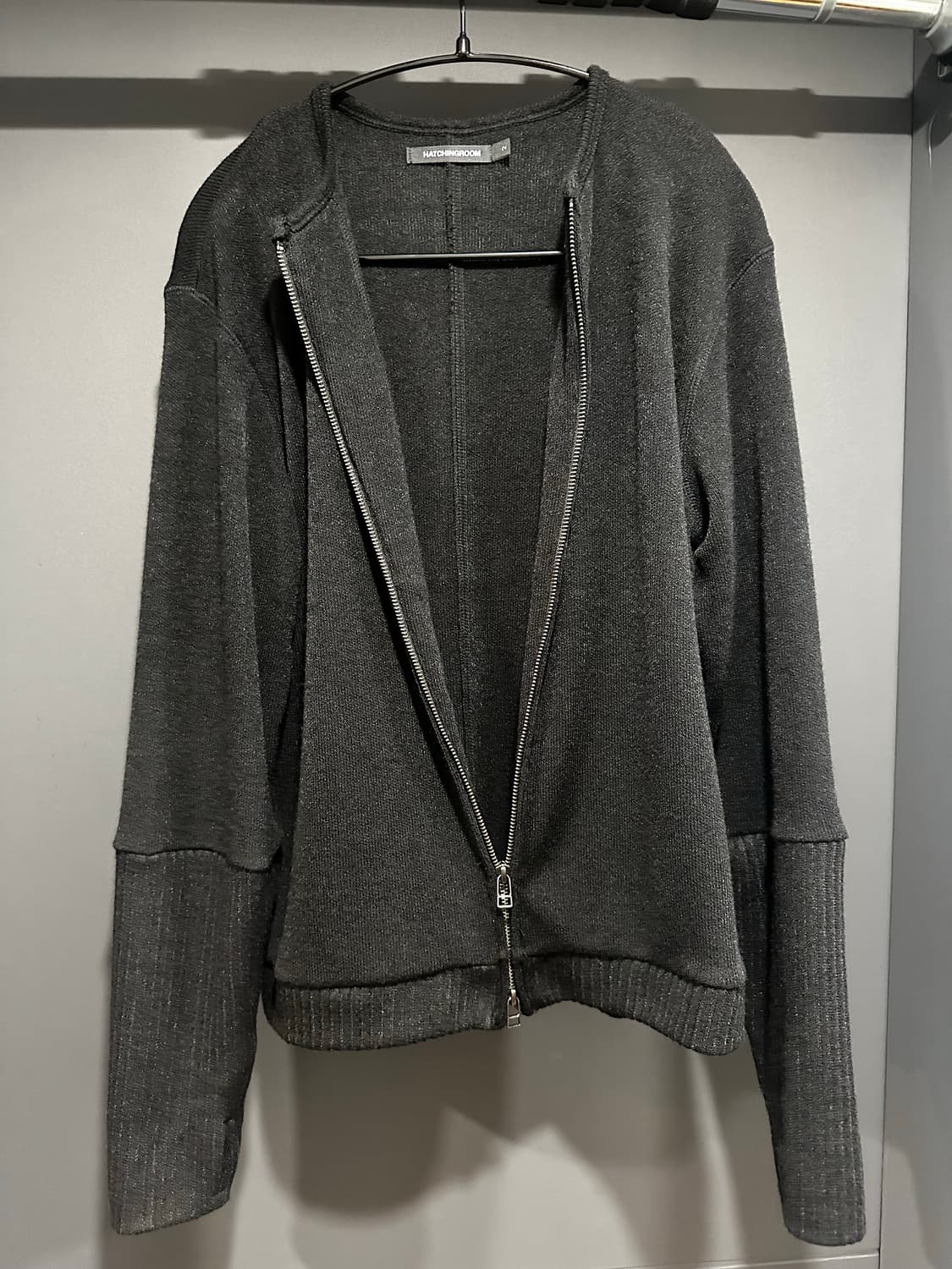 헤칭룸 Layer Cardigan Ash Black 2(s) 상품이미지1