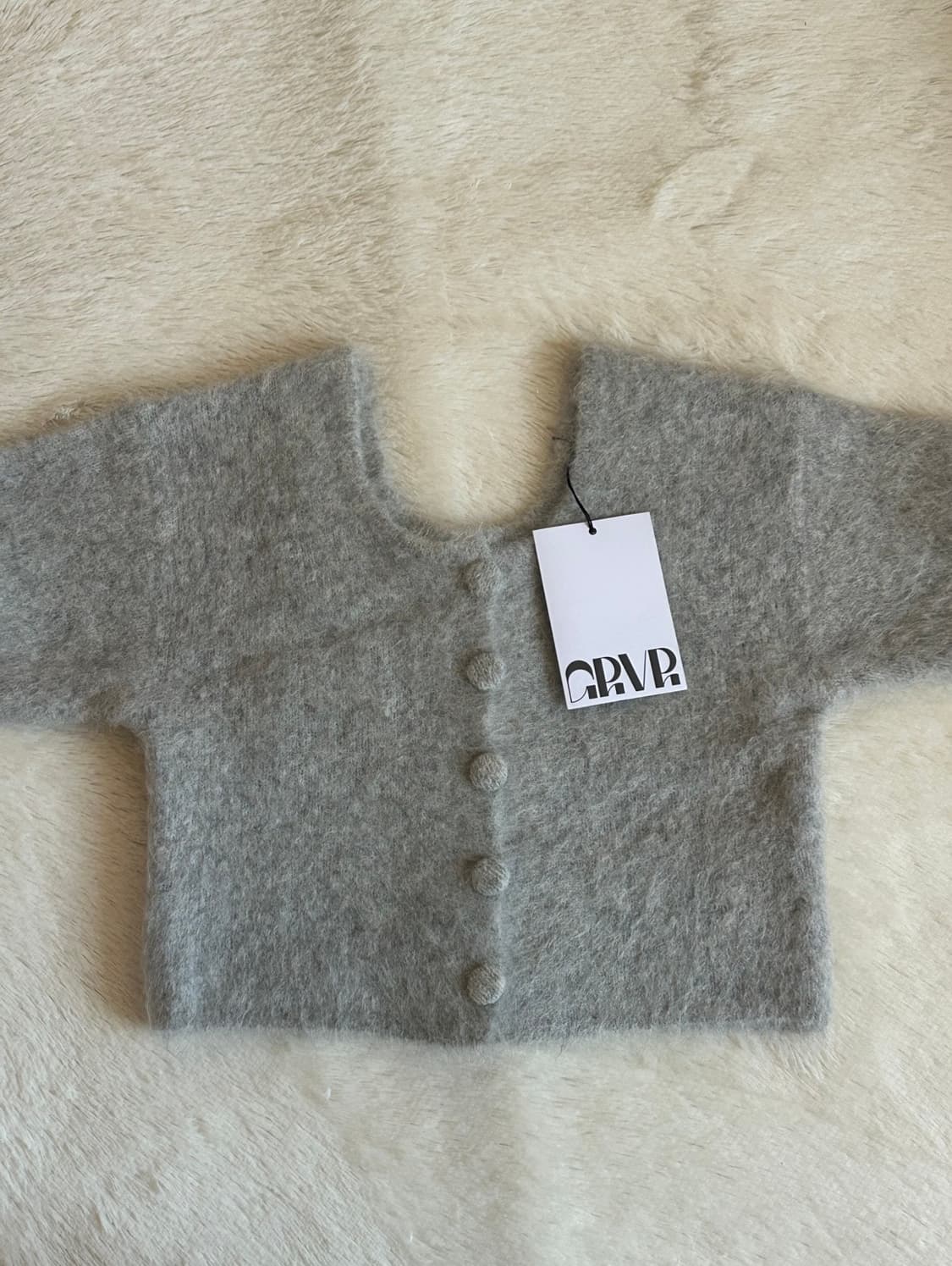 그로브 MIYA 가디건 그레이+TOBIN 팬츠 블랙 [차정원 착용] 상품이미지9