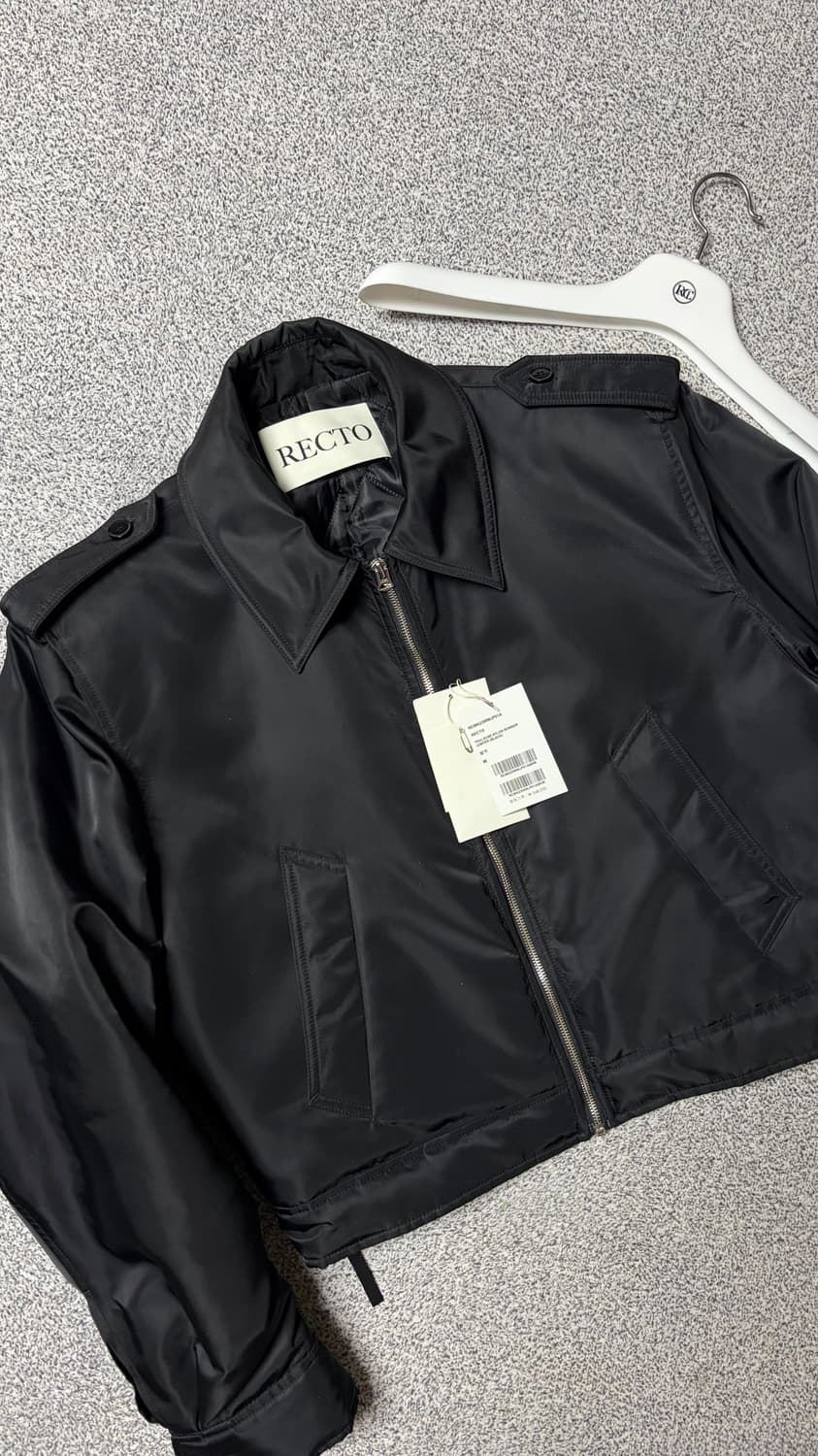 [RECTO] 렉토 툴루즈 나일론 봄버 점퍼 블랙 / M 상품이미지1